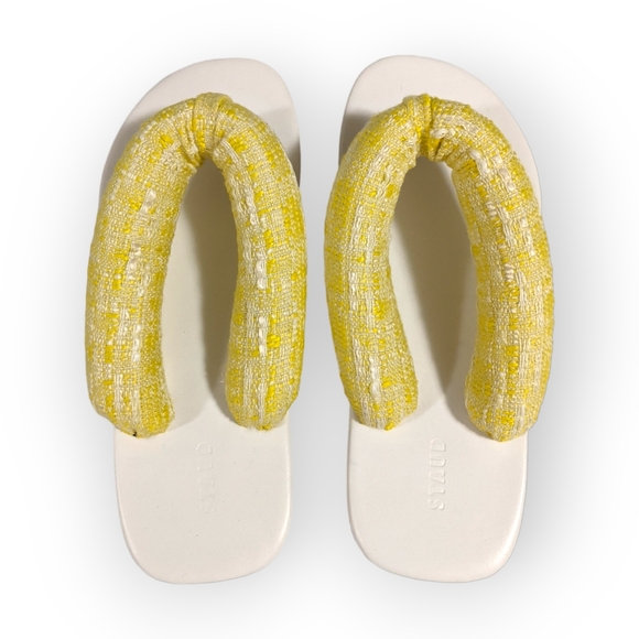 Staud Limone Riba Tubular Sandals, Size 5 - Picture 8 of 9